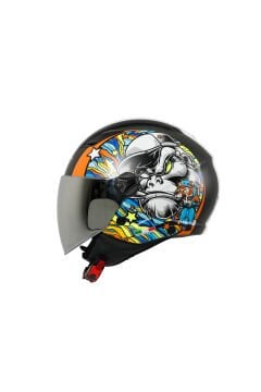 SWAY SW 765 KONG Black-yarım kask