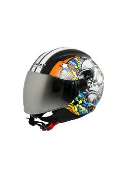 SWAY SW 765 KONG Black-yarım kask