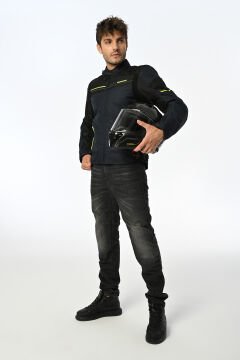 LS2 SHADOW MONT MAVİ-SİYAH-NEON SARI