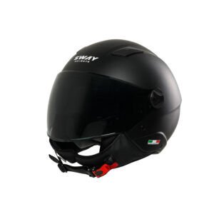 SWAY SW 765 Matt Black-yarım kask