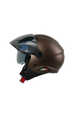 SWAY SW 765 Matt Brown-yarım kask