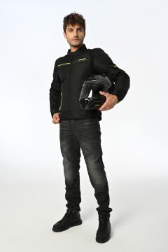 LS2 SHADOW MONT SİYAH-NEON SARI