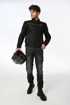 LS2 SHADOW MONT SİYAH-KIRMIZI