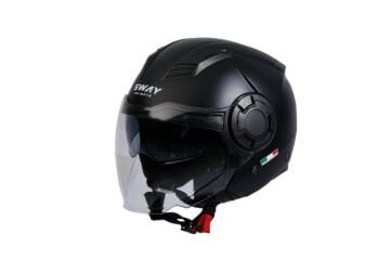 SWAY SW 766 SOLID Matt Black Yarım Kask