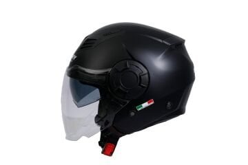 SWAY SW 766 SOLID Matt Black Yarım Kask