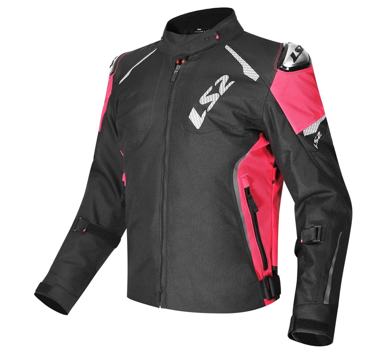 LS2 ZOOM KADIN MONT SİYAH-FUŞYA