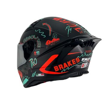 SWAY SW 869 DRIFT KAPALI KASK ( Güneş Vizörlü )