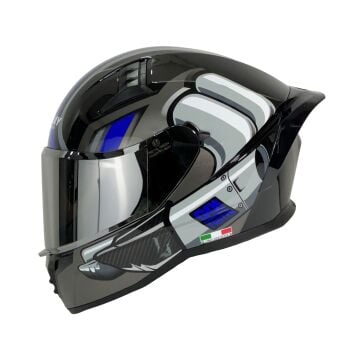 SWAY SW 869 MACHINE KAPALI KASK ( Güneş Vizörlü )