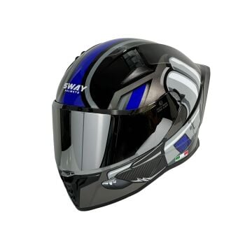 SWAY SW 869 MACHINE KAPALI KASK ( Güneş Vizörlü )
