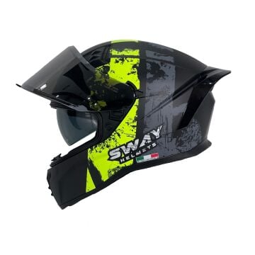 SWAY SW 869 SNATCH KAPALI KASK ( Güneş Vizörlü )