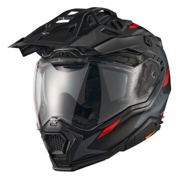 NEXX X.WED 3 KEYO KARBON MAT GRİ-KIRMIZI KASK-CROSS VE ENDURO KASK