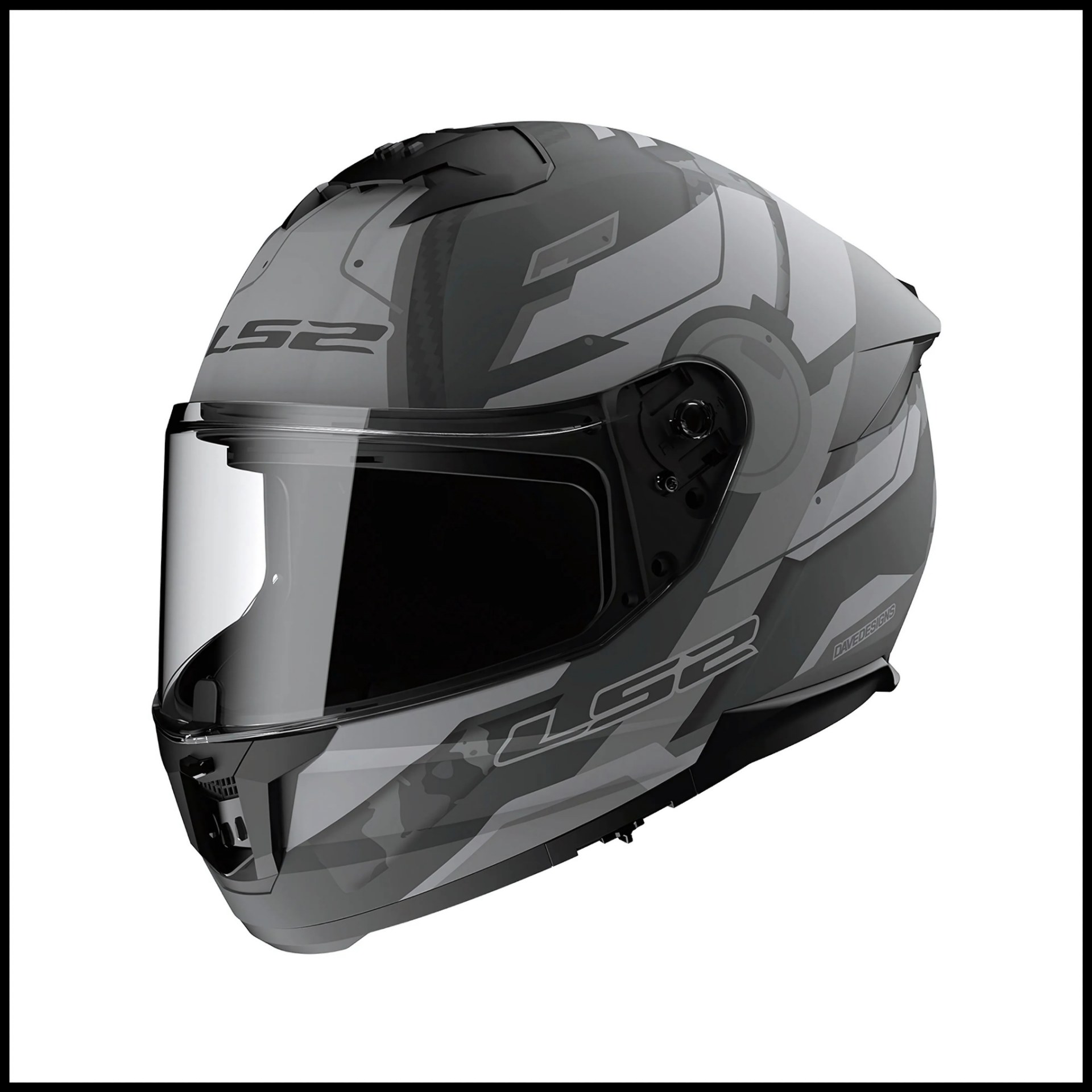 LS2 STREAM 2 SHADOW MAT TITANIUM-GRİ KAPALI KASK