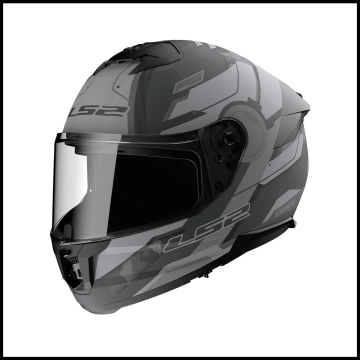 LS2 STREAM 2 SHADOW MAT TITANIUM-GRİ KAPALI KASK