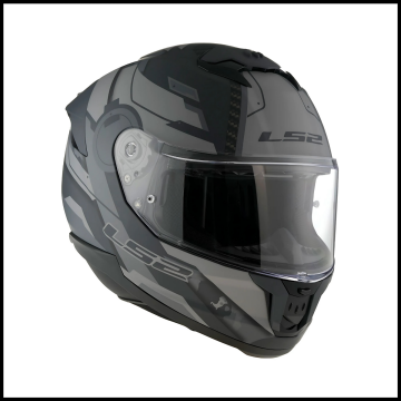 LS2 STREAM 2 SHADOW MAT TITANIUM-GRİ KAPALI KASK