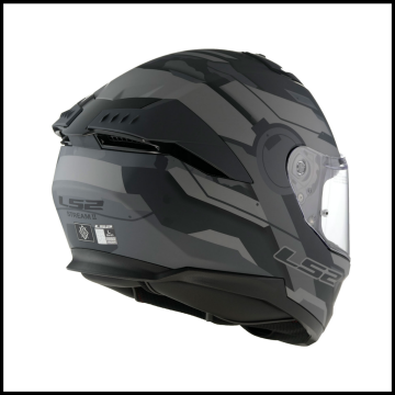 LS2 STREAM 2 SHADOW MAT TITANIUM-GRİ KAPALI KASK