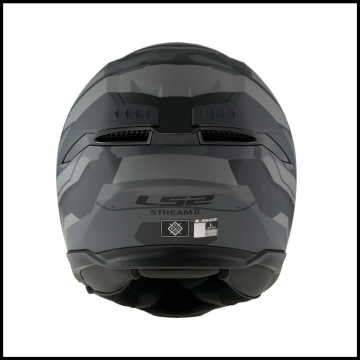 LS2 STREAM 2 SHADOW MAT TITANIUM-GRİ KAPALI KASK