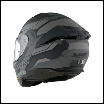 LS2 STREAM 2 SHADOW MAT TITANIUM-GRİ KAPALI KASK