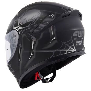 GIVI 50.X ARACHNO MAT SİYAH-GRİ KASK