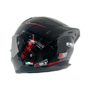 SWAY SW 850 Black Red-kapalı kask
