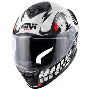 GIVI 50.X BONES BEYAZ-KIRMIZI KASK