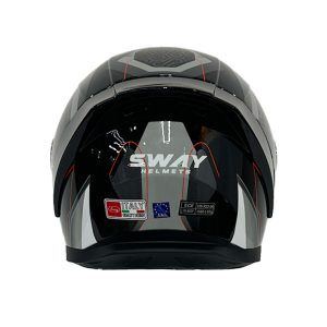 SWAY SW 850 Black White-kapalı kask