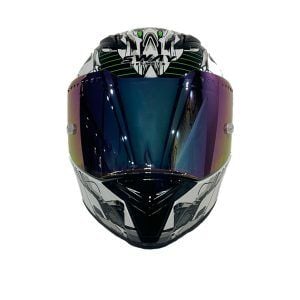 SWAY SW 850 White Green-kapalı kask