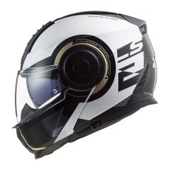 LS2 SCOPE ARCH BEYAZ-TITANIUM ÇENE AÇILIR KASK