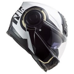 LS2 SCOPE ARCH BEYAZ-TITANIUM ÇENE AÇILIR KASK