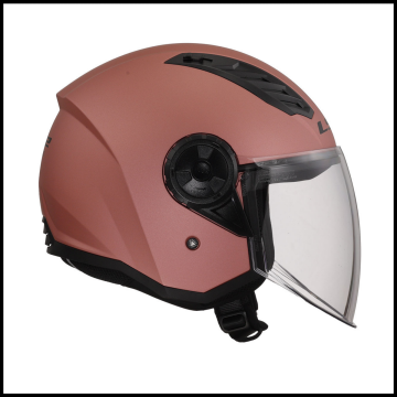 LS2 AIRFLOW 2 ROSE GOLD YARIM KASK