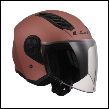LS2 AIRFLOW 2 ROSE GOLD YARIM KASK