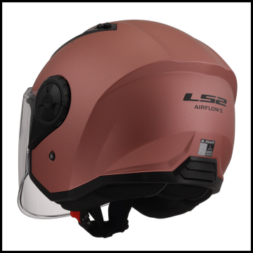 LS2 AIRFLOW 2 ROSE GOLD YARIM KASK