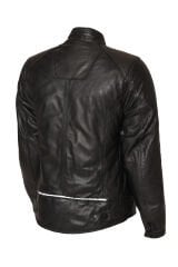 VEXO MOTO DERİ KADIN MONT SİYAH