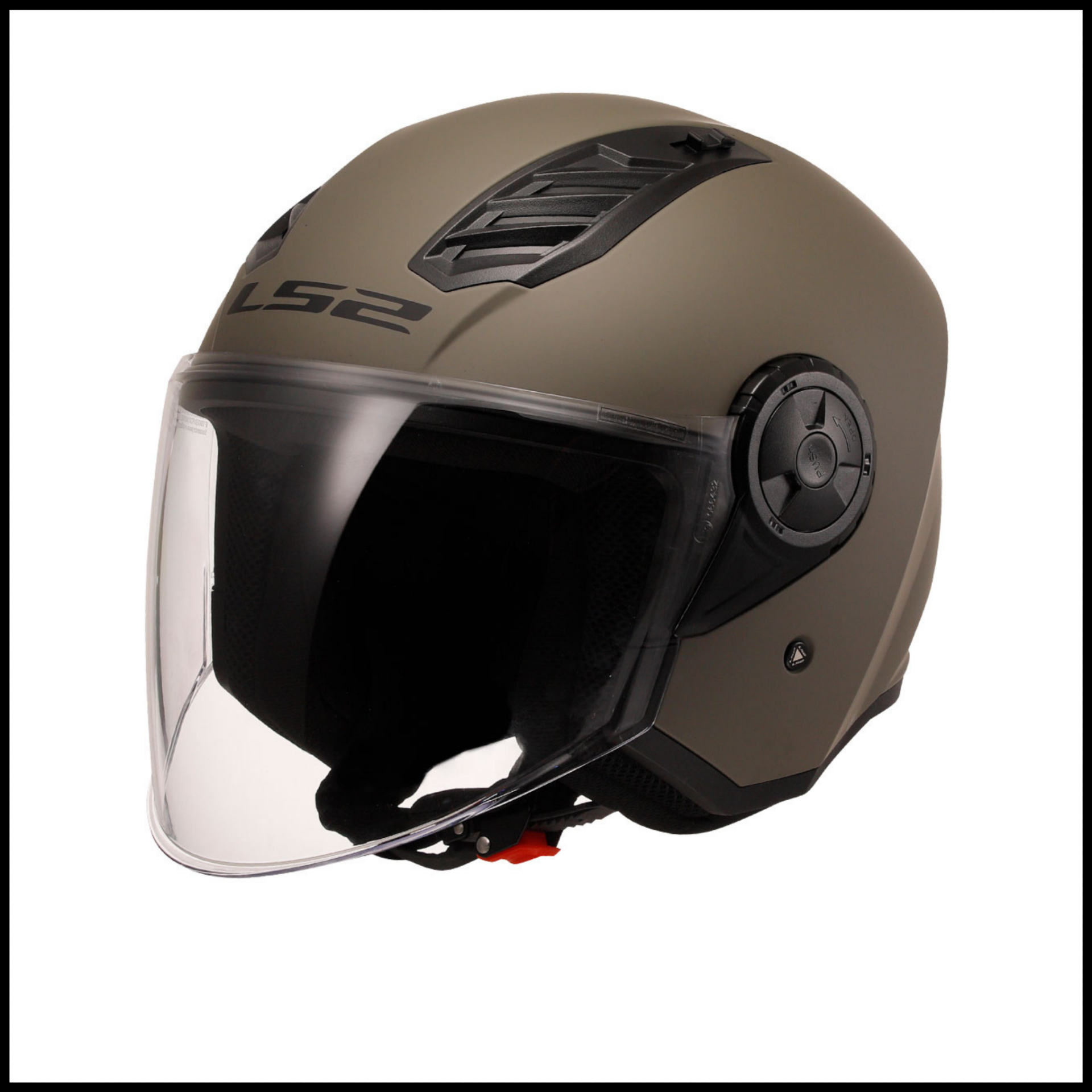 LS2 AIRFLOW 2 MAT KUM YARIM KASK