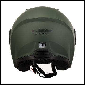 LS2 AIRFLOW 2 MAT YEŞİL YARIM KASK
