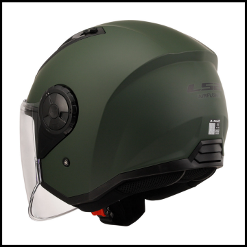 LS2 AIRFLOW 2 MAT YEŞİL YARIM KASK