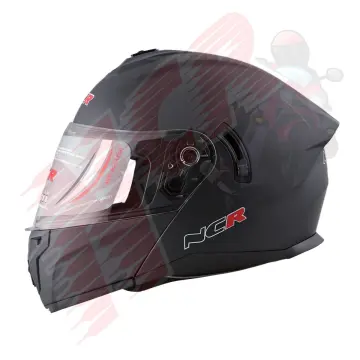 ÇENE AÇILIR VİZÖRLÜ 166 ECE BELGELİ KASK - MAT SİYAH