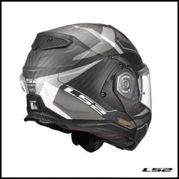 LS2 ADVANT X KARBON HORIZON MAT GÜMÜŞ-GRİ KASK
