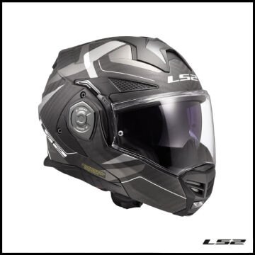 LS2 ADVANT X KARBON HORIZON MAT GÜMÜŞ-GRİ KASK
