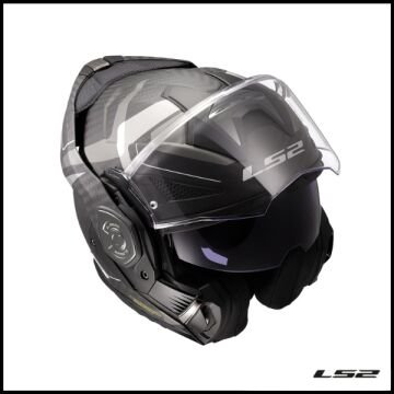 LS2 ADVANT X KARBON HORIZON MAT GÜMÜŞ-GRİ KASK
