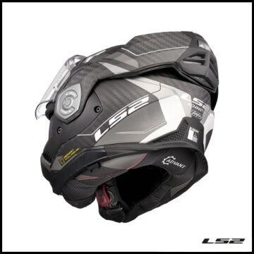 LS2 ADVANT X KARBON HORIZON MAT GÜMÜŞ-GRİ KASK