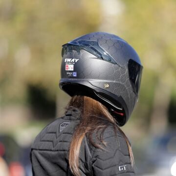 SWAY SW 861 CARBON SNAKE Full Face Kask