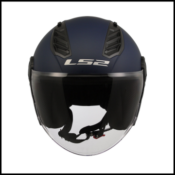 LS2 AIRFLOW 2 MAT NAVY MAVİ YARIM KASK