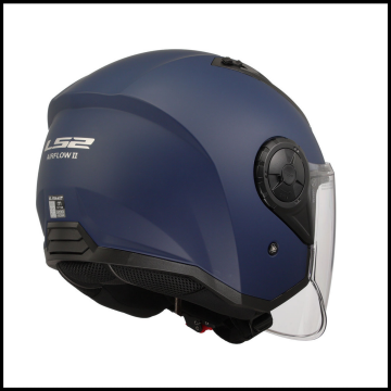 LS2 AIRFLOW 2 MAT NAVY MAVİ YARIM KASK