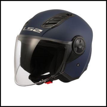 LS2 AIRFLOW 2 MAT NAVY MAVİ YARIM KASK