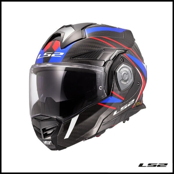 LS2 ADVANT X KARBON FUTURE II BEYAZ-MAVİ KASK