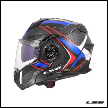 LS2 ADVANT X KARBON FUTURE II BEYAZ-MAVİ KASK