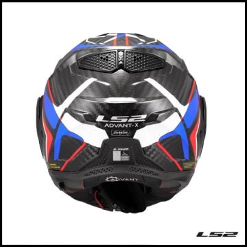 LS2 ADVANT X KARBON FUTURE II BEYAZ-MAVİ KASK