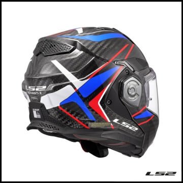 LS2 ADVANT X KARBON FUTURE II BEYAZ-MAVİ KASK