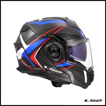 LS2 ADVANT X KARBON FUTURE II BEYAZ-MAVİ KASK
