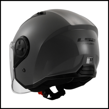 LS2 AIRFLOW 2 NARDO GRİ YARIM KASK